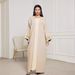 Verve 2025 New Clothing Muslim Fashion Elegant Cardigan Embroidered Dress Abaya_ecoleips.com