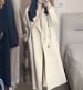 Elegant Women's Wool Coat Winter Long Sleeve Warm Fleece Lined Trench Jacket For Petite To Plus Size (Oatmeal, Black)_ecoleips.com