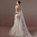 French Style One Shoulder Light Wedding Dress Super Fairy like Elegant Bridal Gown Luxury Mermaid Dress for Wedding Reception_ecoleips.com