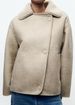 K Fur And Leather Integrated Street Style Women's Loose Double-sided Jacket, Thick Coat_ecoleips.com