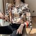 Women's Clothing Women's Long Sleeve Casual Top Letter Print Spring Summer Stylish Collared Shirt Long Sleeve For Formal & Casual_ecoleips.com