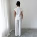 Diyun European And American Elegant Style Shirt Short Sleeve Straight Pants Suit Women's Clothing 2025 Autumn/Winter_ecoleips.com
