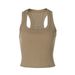 Summer Fashion U Neck Solid Color Women's Racerback Crop Top Style Slim Fit Hot Girl Clothing_ecoleips.com