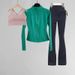 Women's Clothing Suit Women's Morning Running Suit Fashionable New Spring Yoga Loose Outdoor Leisure Fitness Tops_ecoleips.com