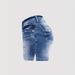 New Women's Denim Thick Thread Embroidered Ripped Slim Elastic Shorts Fashionable And Versatile_ecoleips.com