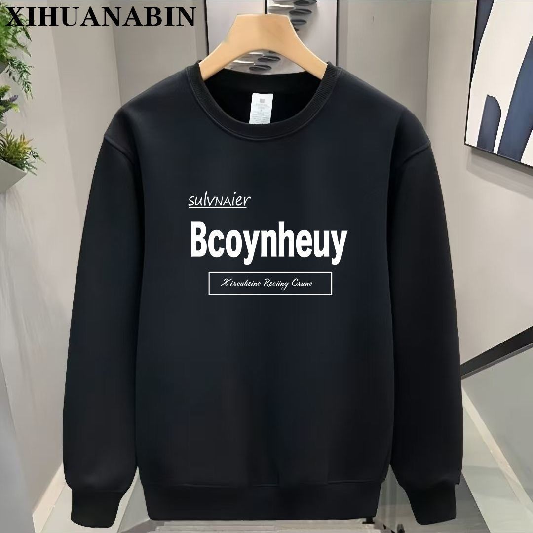 FW25 Matching Couple Cotton Crew Neck Sweatshirt - His & Hers_ecoleips.com
