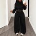 Women's Gray Hooded Sweatshirt And Shorts Set Long Sleeved Versatile Casual Sports Two Piece Autumn_ecoleips.com