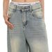 American-style Wide-leg Pants, Vintage Jeans For Women, New Spring-summer Collection, Slimming, Loose, And Drapey_ecoleips.com