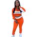 Y71127 Quanzhou Sexy Two-Piece Pants Suit European American Style Fashion Print Navel Exposed Color Matching Women's Clothing Set_ecoleips.com