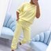 Women's Fashion Casual Suit Set Offset Printed Summer Pant Sets_ecoleips.com