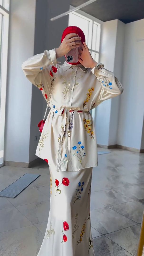 Women's Middle Eastern Skirt Suit Professional Arab High-End Foreign Trade Spot Design Muslim Fashion_ecoleips.com