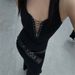 Women's Sleeveless Slim Fit Bodycon Dress Deep V Neck Eyelet European American Style Summer New Arrival Sexy_ecoleips.com