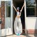 2026 Summer | American-style Patchwork Polka Dot Design Niche Trendy Brand Lazy Curved Blade Casual Pants_ecoleips.com