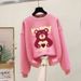 Women's Niche Design round Neck Sweatshirts Fashionable Fleece Lined Thickened Sweatshirts for Spring Autumn And Winter_ecoleips.com