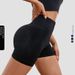 Women's Clothing Seamless Hip-lifting Yoga Pants High Waist Running Quick-drying Riding Fitness Outdoor Sports Three-point Shorts_ecoleips.com