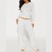 Women's Clothing Casual Flower Round Neck Long Sleeve Trousers Set Comfortable Home Wear Spring_ecoleips.com