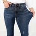 Women's Clothing Jeans Large Size Elastic Slim Fitting Pencil Pants Straight Denim Trousers_ecoleips.com