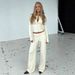 Women's Knitted Cardigan Set Early Spring Fashion Slim Fit Long Sleeve Low Waisted Trousers Sweater Ensemble_ecoleips.com