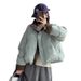 girl 2025 New Short Down Jacket For Women Winter Warm Hooded Windproof Petite Loose Thick Fashionable Cotton Coat_ecoleips.com