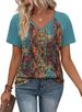 XIEERDUO Summer Tops Short Sleeve Boho Shirts Raglan Spring Outfits Fashion Clothing Resort Wear For Women 2026_ecoleips.com