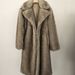 Women's High Quality Faux Fur Eco-Friendly Women's Long Faux Fur Coat Elegant Jacket Lapel Pockets_ecoleips.com