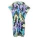 Lightweight Chiffon Beach Cover-Up With V-Neck & Striped Print - Sun Protection Swimwear Wrap For Women_ecoleips.com
