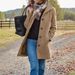 Women's Retro Woolen Coat Medium Length Solid Color Autumn Winter Clothing Relaxed Everyday Wear Comfortable Feshion_ecoleips.com