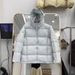 Women's Short Hooded Down Jacket With 90% White Duck Feather, Loose Fit Casual Winter Coat For Outdoor & Daily Wear_ecoleips.com