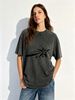Graffiti Shooting Star Graphic Acid Wash Washed Oversized T Shirt Men Women Crew Neck Short Sleeve Loose Vintage Street Casual Tee_ecoleips.com
