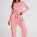 Women's Autumn Casual Suit Set Solid Color Long Sleeved Top And Pleated Waist Pants Relaxed Everyday Wear Versatile Comfortable Feshion Trend_ecoleips.com