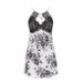 Gorgeous Sweet Temptation Smooth Satin Nightdress Sexy With Chest Pads Hot Backless Nightgown Homewear Set 4900_ecoleips.com