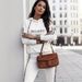 Women's Casual Two Piece Set Minimalist Hooded Top And Pants with Letter Print Stylish Relaxed Fit_ecoleips.com