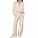 Aria Basics Aria Basics 2025 European And American Foreign Trade Autumn Winter Casual Sports Zipper Long Sleeve Sweatshirt Wide Leg Pants_ecoleips.com