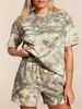 Women's Camo Shorts & Top Set - Summer Trendy Streetwear Two-Piece Outfit (S-XXL) | Quick-Dry Polyester & Spandex Blend_ecoleips.com