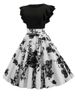 Summer Dress Women Elegant Vintage Dress Robe Femme Casual Short Sleeve Midi Party Sundress Vestidos_ecoleips.com