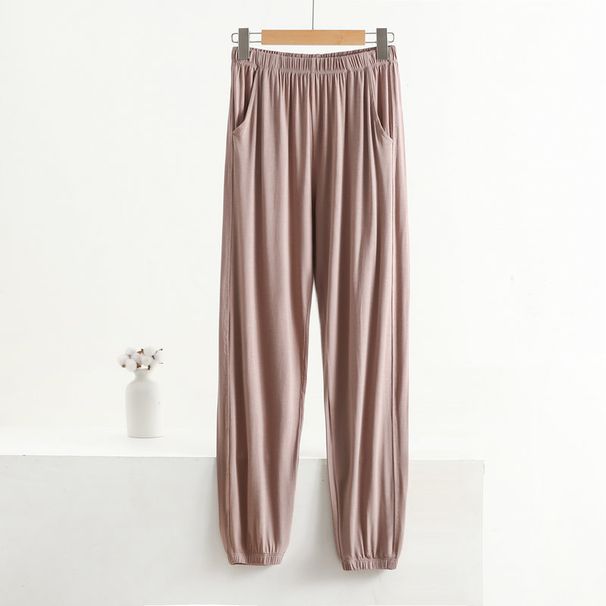 Big Size Sleepwear Women's Cotton Pajama Pants For Women Modal Thin Loose Home Wear Bottoms Spring Summer Pijama Pants_ecoleips.com