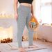 Women's Clothing Velvet Winter Plus Velvet Thickened Large Size Leggings Women's High Waist Abdomen Warm Leggings_ecoleips.com