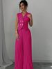 New Fashion Vest Vest Pleated Skirt Suit Women's Clothing_ecoleips.com
