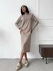 Women's Base Layer Mid Length Dress Autumn/Winter New Long Sleeve Flowing Bodycon Skirt_ecoleips.com