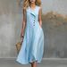2026 Cro-Border Independent Station Casual Fashion Solid Color Turn-Down Collar Buttoned Sleevele Women's_ecoleips.com