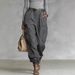 Women's Cargo Pants – Oversized Streetwear Trousers With Multiple Pockets (Trendy Wide-Leg Casual Pants, Urban & Edgy Style)_ecoleips.com