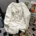 Men's Japanese Style Print Crew Neck Sweatshirt Casual High End Fleece Lined Thick Long Sleeve Loose Top for Autumn Winter Sports_ecoleips.com