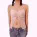 Women's Clothing New Summer Style Pleated Lace Slit Halterneck Vest_ecoleips.com