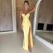Foreign Trade European And American Style Summer New Solid Color Sexy Waist-Cinching Backless Sleeveless Slimming Long_ecoleips.com