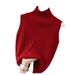 Half-high Collar Casual And Sexy Slim-fit Spring-summer Camisole For Women, Korean-style Knit Top, New Women's Clothing_ecoleips.com