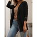 Slim-Fit Blazer Jacket For Women – Versatile Notch Lapel Long Sleeve Coat, Streetwear To Office Essential_ecoleips.com