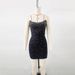 Women's Clothing Bandage Dress Short Black High End Evening Dress Birthday Party Small Dress Annual Meeting_ecoleips.com