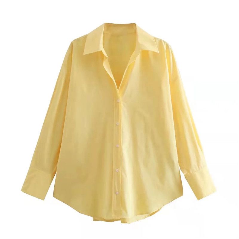 Verve 23 Summer New Women's Fashion Street Style Urban Casual Multicolor Poplin Shirt2298118_ecoleips.com
