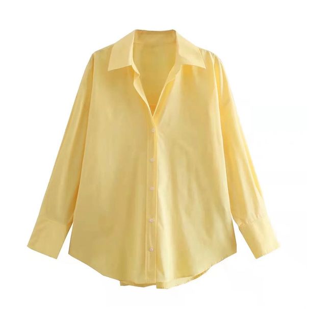Verve 23 Summer New Women's Fashion Street Style Urban Casual Multicolor Poplin Shirt2298118_ecoleips.com