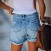 Cross-border 2023 New Summer Shorts, Straight-leg Pants, Washed Ripped Versatile Women's Jeans, Direct From The_ecoleips.com